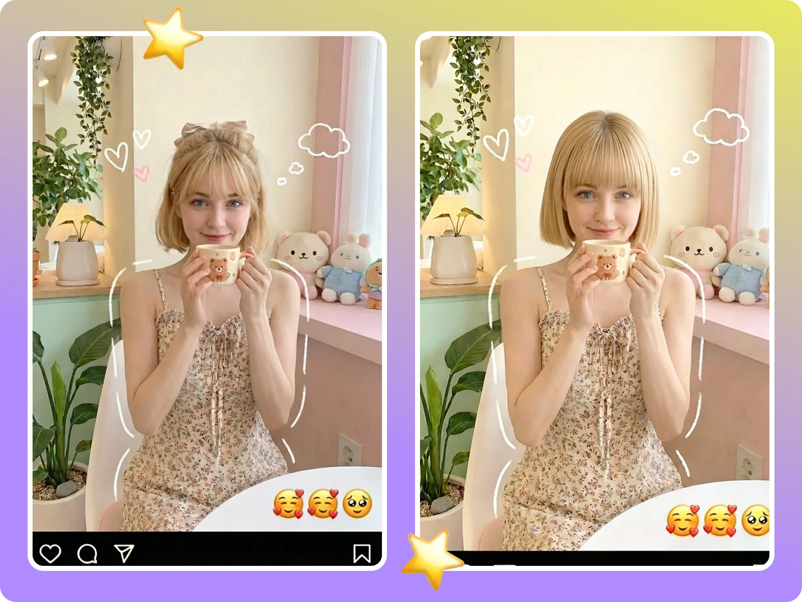 Texture aware hair match