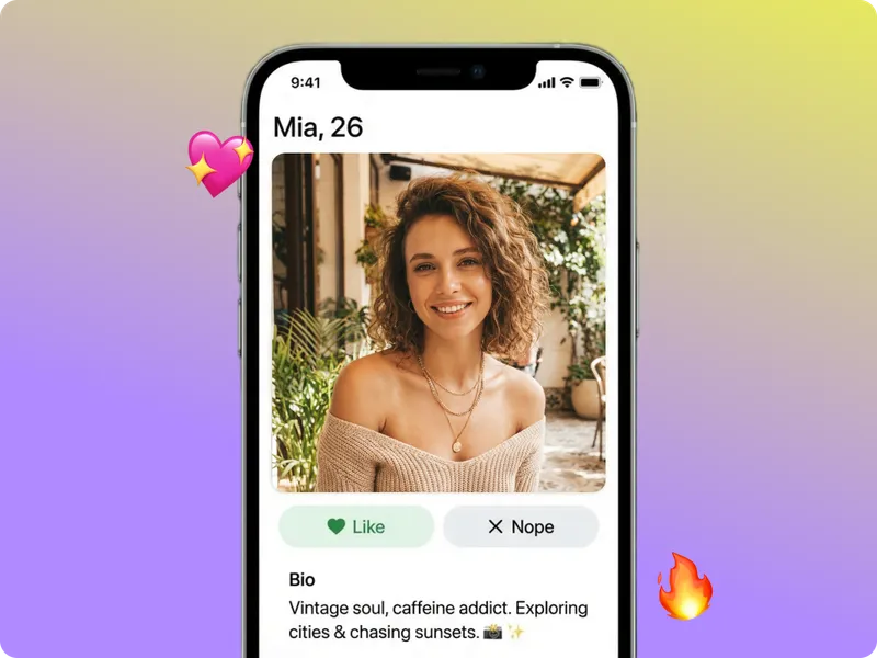 Dating profile edits