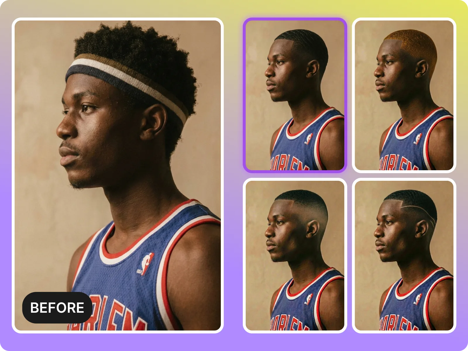 Creator hairstyle preview