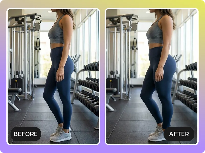 AI clothes changer lighting adaptation