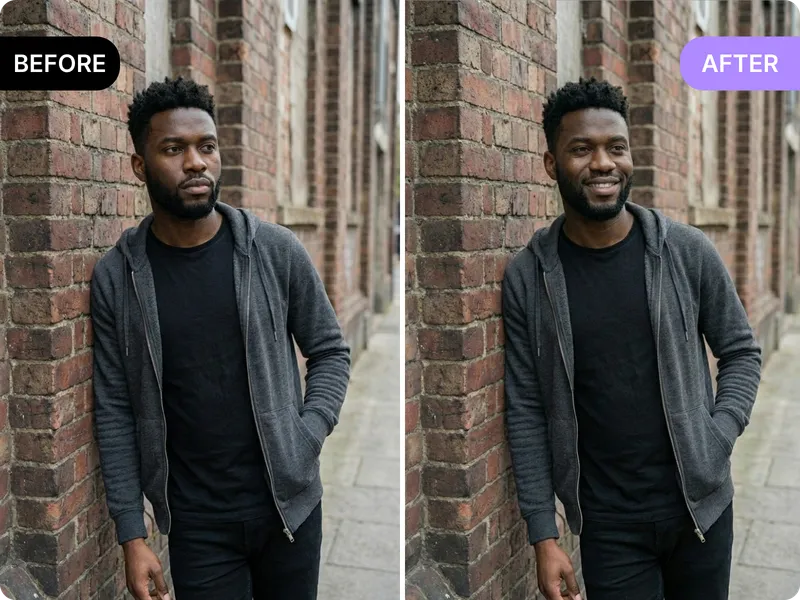 Lighting preserved expression edit